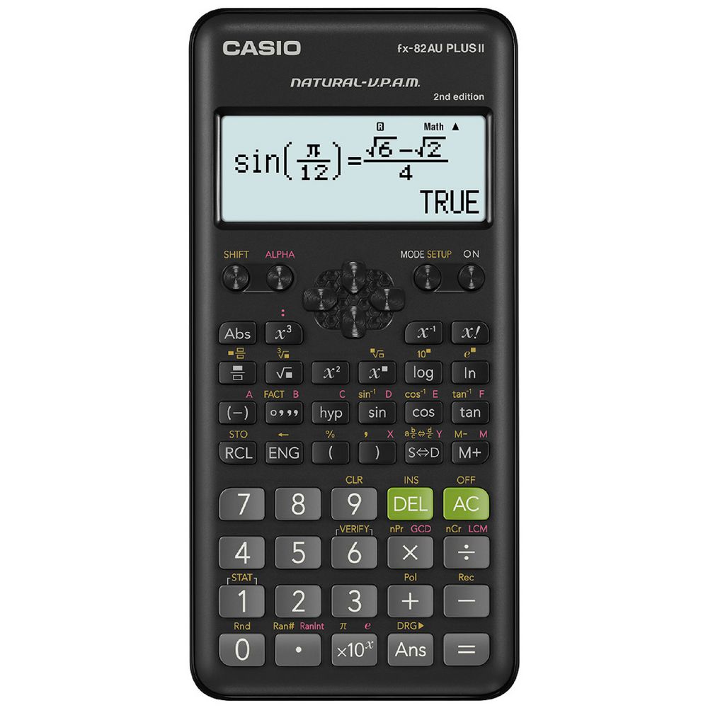 Casio fx-82AU PLUS II 2nd Edition Scientific Calculator - Refurbished